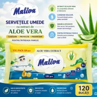 Maliva Servetele umede 120 buc Aloe Vera - thumbs image 2