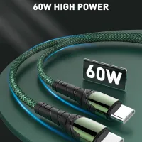 Cablu usb, TYPE-C-TYPE-C, 1m, 65 W - thumbs image 3