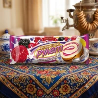 Кондитерские изделия Русский бисквит Рулет с начинкой Ягодное ассорти 175 гр - thumbs image 2
