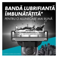 Gillette Rezerve aparat de ras Mach3 4buc Charcoal - thumbs image 6