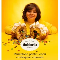 Dulcinella Панеттоне для детей с цветными драже 850г - thumbs image 3