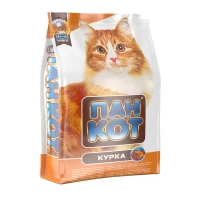Pan Kot hrana uscata pentru pisici gaina 400g