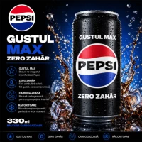 Pepsi Zero Zahar Bautura carbogazoasa 330ml Doza - thumbs image 3