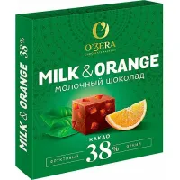 Шоколад O`Zera Milk & Orange 90 г