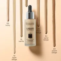 Eveline Baza pentru machiaj Liquid Control 32ml №030 Sand Beige - thumbs image 2