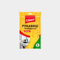 Chisto перчатки латексные прочные L 1 пара - thumbs image 2
