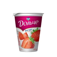 Йогурт Dolce с клубникой 3,2% 280г