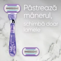Gillette Rezerve aparat de ras Deluxe Smooth Swirl, Rez 3buc - thumbs image 3