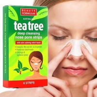 Beauty Formulas Очищающие полоски для носа с зеленым чаем 6 шт - thumbs image 2