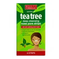 Beauty Formulas Benzi Ceai Verde curatare porilor nas 6buc