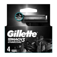 Gillette Rezerve aparat de ras Mach3 4buc Charcoal