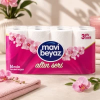 Mavi Beyaz Gold Серия Туалетная бумага 16 рул 3 слоя - thumbs image 2