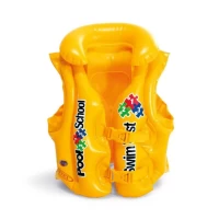 Vestă de înot gonflabilă Pool School, 50×47 cm, 3–6 ani, Intex (58660)