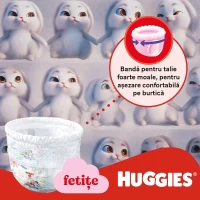 Huggies Little Movers подгузники-трусики №5, 13-17 кг, для девочек, 48 шт. - thumbs image 5