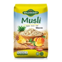 WildBerry Musli cu ananas, migdale, in si stafide 500 g