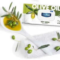 DeepFresh Servetele umede cu extracte naturale Olive Oil 120 buc - thumbs image 2