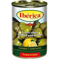 Оливки зеленые с лимоном Iberica 300 г