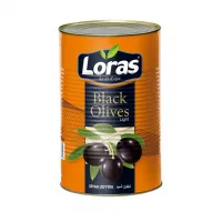 Loras Черные оливки с косточкой 415 г