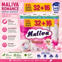 Maliva Hartie igienica 32+16 role 3 straturi Romance - thumbs image 2