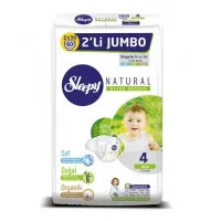 Sleepy Natural Scutece Jumbo 4 Maxi (7-14) 60 buc - thumbs image 1