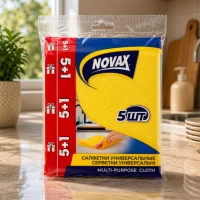 Novax Универсальные салфетки 30х34 см, 5+1 шт - thumbs image 2
