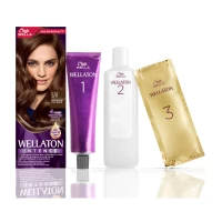 Стойкая краска для волос Wellaton Светлый каштан 5/0, 110 мл - thumbs image 2