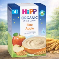 HiPP Молочная органическая каша рисово-пшеничная с яблоками «Спокойной ночи», 250г - thumbs image 2