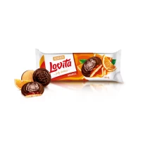 Biscuiti Roshen Lovita cu umplutura de jeleu cu gust de portocala 135g - thumbs image 2