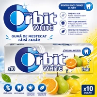 Orbit живательнная резинка white fruit bag 14 g - thumbs image 2
