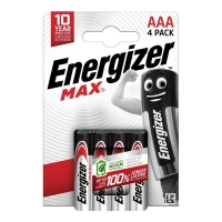 Щелочная батарейка Energizer Max AAA 1.5В 4 шт