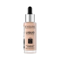 Eveline Инновационная жидкая тональная основа Liquid Control №010 Light Beige 32 мл