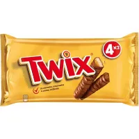 Конфеты Twix печенье/карамель в молочном шоколаде, 4*50г