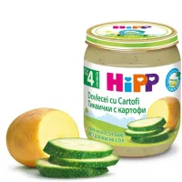 HIPP Piure din dovlecei cu cartofi (4+ luni), 125 g - thumbs image 2