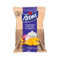 Люкс Чипсы со сметаной и луком 170г - thumbs image 2