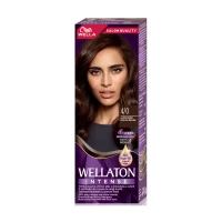 Стойкая краска для волос Wellaton Средний каштан 4/0, 110 мл