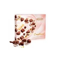 Шоколадные конфеты Compliment, Dark Choco, Roshen, коробка 145 г - thumbs image 2