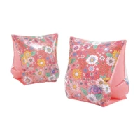 Aripioare de inot gonflabile Sweet Blossom, 23×15 cm, 3–6 ani, Intex (56669)