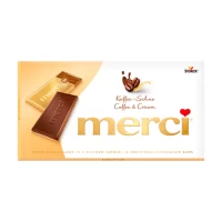 Merci Ciocolata cu cafea si crema 100g