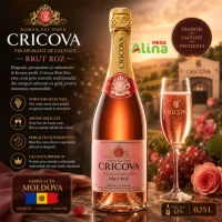 Вино игристое Cricova Розовое Брют 0,75л - thumbs image 2