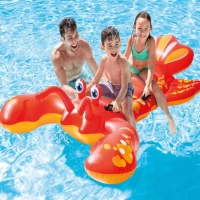 Надувной матрас Homar с ручками, 213×137 см, макс. 80 кг, от 3 лет, Intex (57528) - thumbs image 2