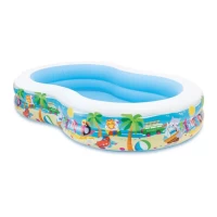 Piscină gonflabilă pentru copii Paradise Lagoon, 262×160×46 cm, 700 L, 3+ ani, Intex (56490)