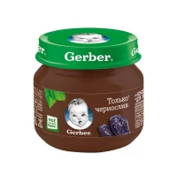 Gerber Piure din prune 80gr (+4 m)