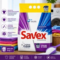 Savex Detergent automat 9 kg Premium Color 112 spalari - thumbs image 2