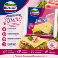 Hochland Плавленый сыр, ветчина ломтики 140г - thumbs image 2