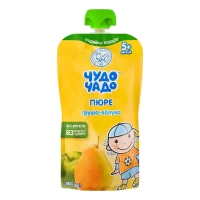 Пюре для детей Чудо Чадо из груш и яблок натуральное без сахара с 5 месяцев 180 г - thumbs image 2