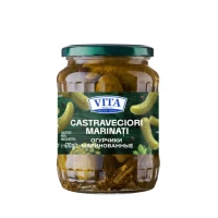 Vita Castraveciori marinati 670g, 4-7 cm