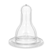 Pine Natura Tetină din silicon cu flux mediu (M), nr. 2, 6-18 luni - thumbs image 2