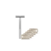 Классическая бритва с двойным лезвием King C. Gillette + 5 запасных лезвий - thumbs image 3