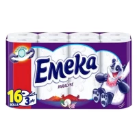 Emeka Hartie igienica, 3 straturi, 16 role Paradise