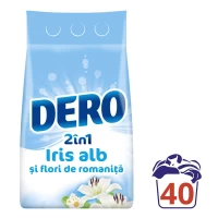 Dero Detergent de rufe 2in1 3kg Iris Alb si Flori de Romanita (40 spalari) - thumbs image 2